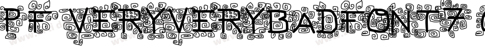 Pf_veryverybadfont7 Outline字体转换